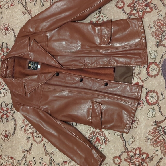Genuine leather jacket size 44 - Picture 1 of 8